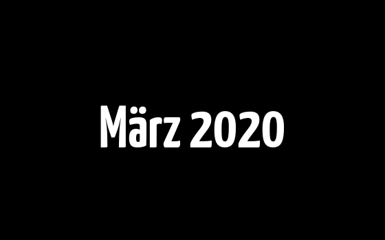 März 2020